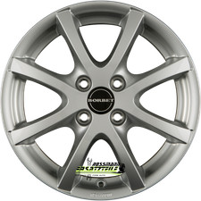 Borbet LV4 crystal silver 7x16 ET15 - LK4/108 ML65.1 Felge Alu