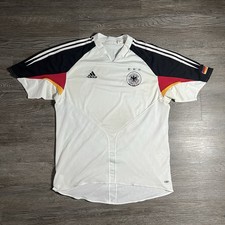Vintage Adidas Germany Jersey Shirt Mens Large Home 2004-2005 Soccer *Stains*