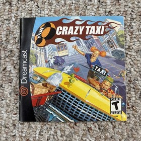 Crazy Taxi - Loose Sega Dreamcast Disc and Manual Only