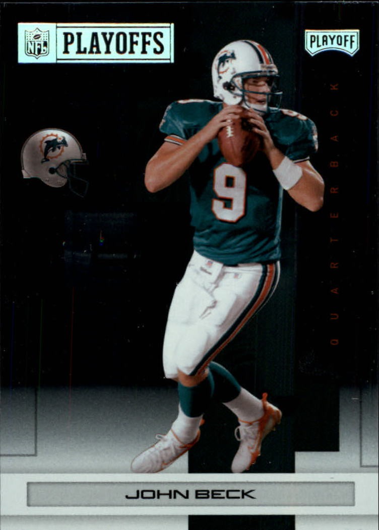 2007 Playoff NFL Playoffs Silver Metalized #118 John Beck/249 - FB