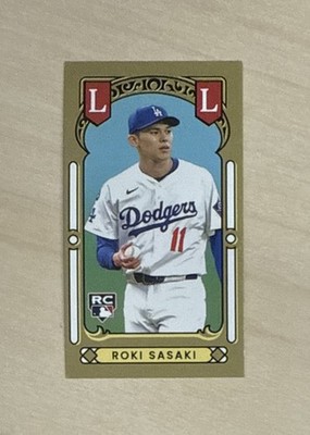 ROKI SASAKI - 2025 Topps T205 - T80 ROOKIE SERIES #1 - LOS ANGELES DODGERS