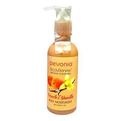 Pevonia Body Renew Bathing Pleasures Peach & Vanilla Body Moisturizer 180ml/6oz.