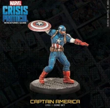 Marvel Crisis Protocol Core Set Captain America  ONLY, NO Cards / Tokens