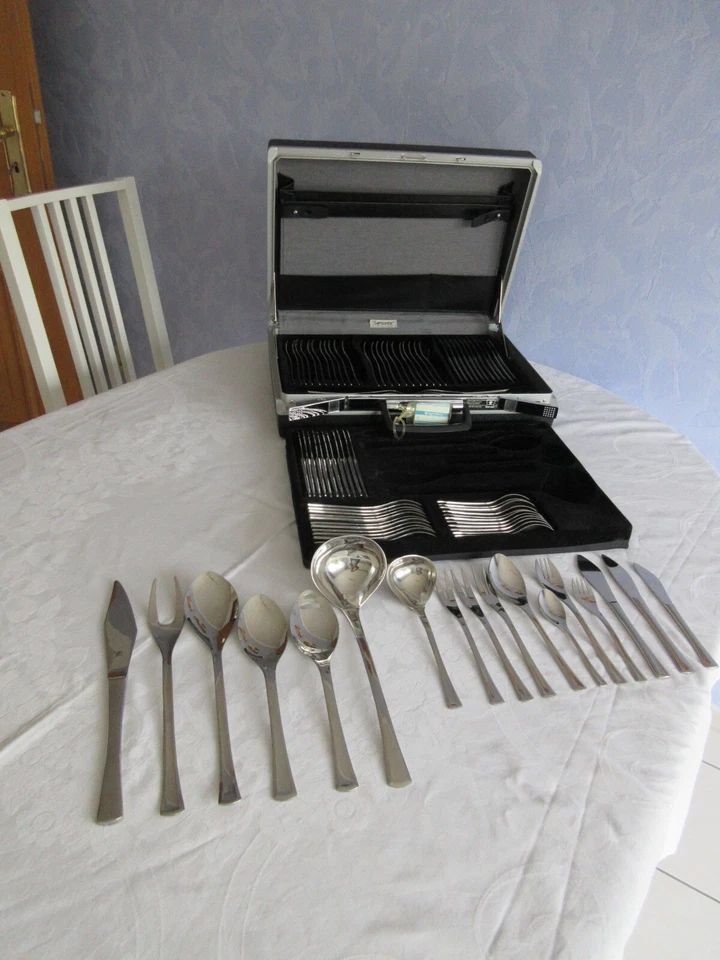 AMC Besteck Elypsis-FF 94 Teile im Samsonite-Koffer / Besteckkoffer, NEU VINTAGE - Bild 3 von 4