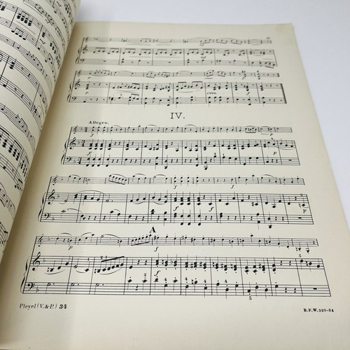 1908 Pleyel 6 Petits Duos Violonet Piano Edition Wood #62 Song Sheet Music Book - Picture 6 of 12
