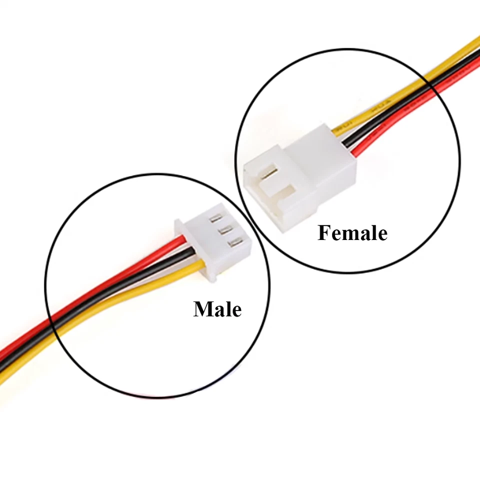 JST XH 2.54mm 2 Pin Male / Female Cable Connector Socket With 20cm Wire 26AWG - Image 3 of 4