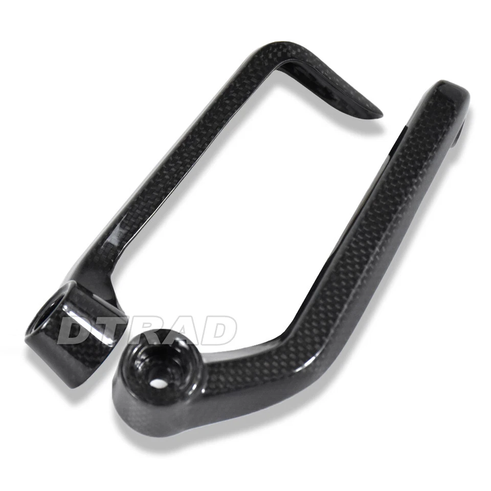Carbon Fiber For Aprilia RSV4 Brake Clutch Lever Guard Protector Plain Glossy Foto 2 de 4