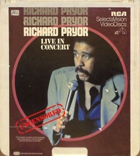 Richard Pryor Live in Concert 1979 Vintage CED Videodisc TESTED WORKING