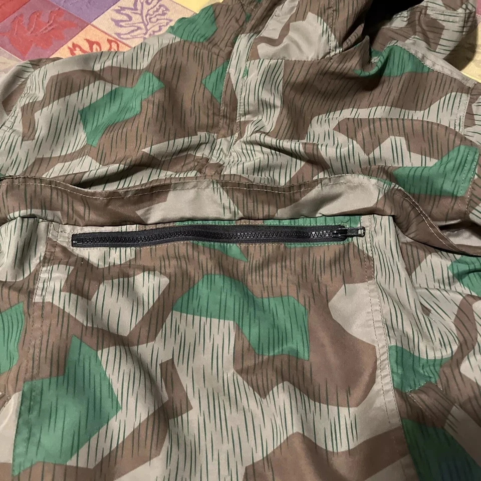 MIL-TEC Camouflage Anorak Kangaroo Jacket Windproof Splinter Splittertarn J1791 - Image 3 of 4