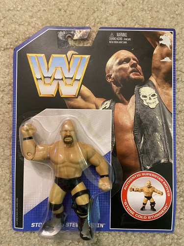 WWE Stone Cold Steve Austin Action Figure Mattel R...