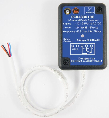 ELSEMA PENTAFOB Waterproof Remote Kit for Gate or Garage- GENUINE ELSEMA PRODUCT - Foto 6 di 8