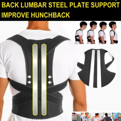 Back Posture Corrector Shoulder Straight Support Brace Belt Therapy Men Women