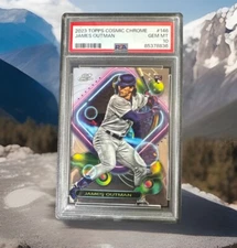 JAMES OUTMAN - 2023 TOPPS COSMIC CHROME - #146 PSA 10 GEM MINT!