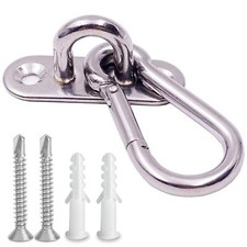 10 Pcs Stainless Steel 1.8 Inch Pad Eye Plate U Hooks  10pcs Stainless Steel Sn