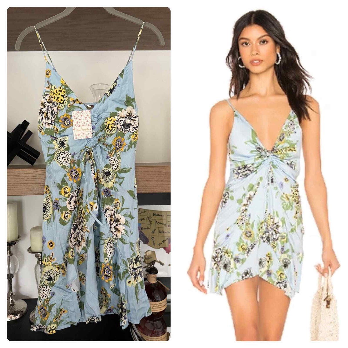 free people happy heart ruched mini dress FREE PEOPLE, Happy Heart Ruched Mini Dress