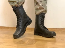 Ukrainian Leather Combat Boots – Scorpion Plus Special Forces Military Issue