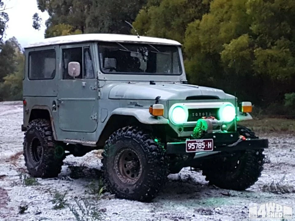 Faros LED 1pr7" VERDE y BLANCO Halo Hillman Hunter Gazelle Minx  Foto 3 de 4