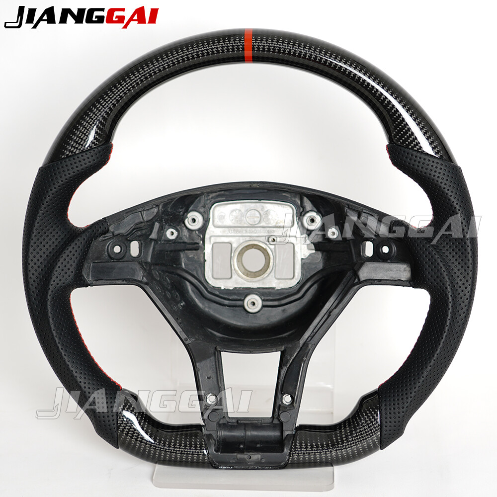 Carbon Fiber Steering Wheel for Benz AMG A C CLA Class E SL SLK W204 W213 2013+