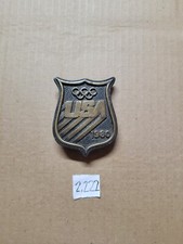 Vintage 1980 USA Olympics Sports Summer Games Belt Buckle Bergamot Brass Works