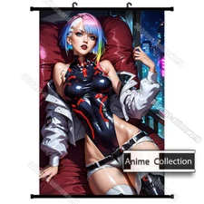 Anime Game Poster Cyberpunk Lucy HD Painting Wall Scroll Poster 60x90cm 002
