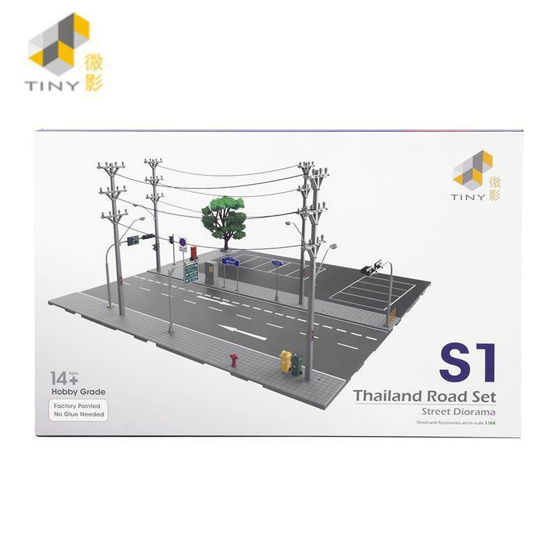 TINY City scale 1:64 Street Diorama Painted Model - S1