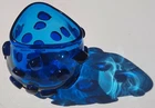 THE BLOB! vtg blenko art glass vase 1958 1959 horror movie mcm wayne husted #597
