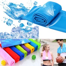 Ice Cold Instant Cooling Towel Running Jogging Gym Chilly Pad Sports Yoga