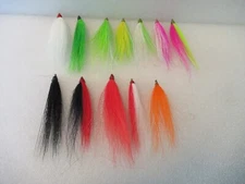 Fishing Rig Bucktail Hair Teaser Slide Tube Fluke Sea Bass Jig Choose Free Ship