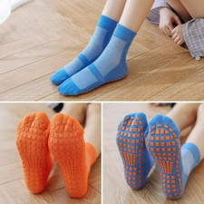 Anti Slip Cotton Trampoline Socks Soccer Football Sports Socks Non-Slip Socks