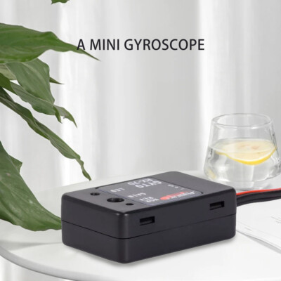 Mini Gyro Gyroscope for D12 1/10 RC Crawler Car Drift Racing Car Steering OutpQO