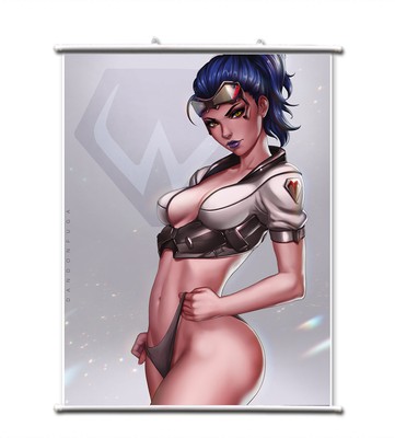 60*90cm Anime Poster Game Overwatch Widowmaker Home Decor Wall Scroll F01