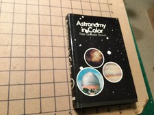 HIGH GRADE UNREAD 1972 ATRONOMY in COLOR peter brown w jacket 263pgs