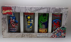 Marvel Comic Set of Four (4) Glasses 10 oz. (295ml)
