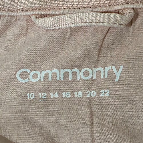 Commonry Jacket AUS 12 US8 Ballet Pink Soft Denim Drawstring Waist Zip Stretch - Picture 5 of 7