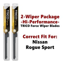 Hi-Performance 2-pk Wipers fits 2017+ Nissan Rogue Sport- 25280/180