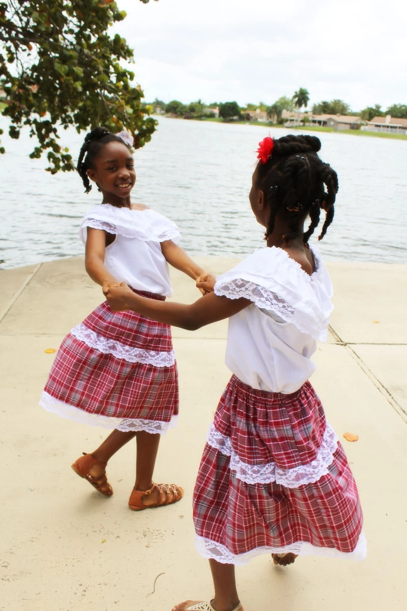 Jamaica, clothing, bandana, reggae, Caribbean heritage attire - women dress  size