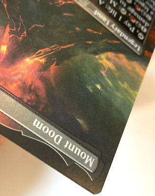 MTG Mount Doom (Borderless Foil) The Lord of the Rings 343 LP - NM | eBay