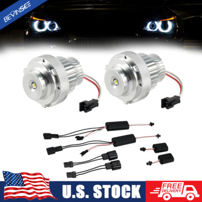 LED Angel Eye Halo Ring Marker Light White Bulbs Fit For BMW E60 E61 LCI 07-11