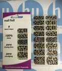 LEOPARD PRINT 16 NAIL FOIL Stylish FASHION - ZERO DRYING TIME / SMUDGING *new*