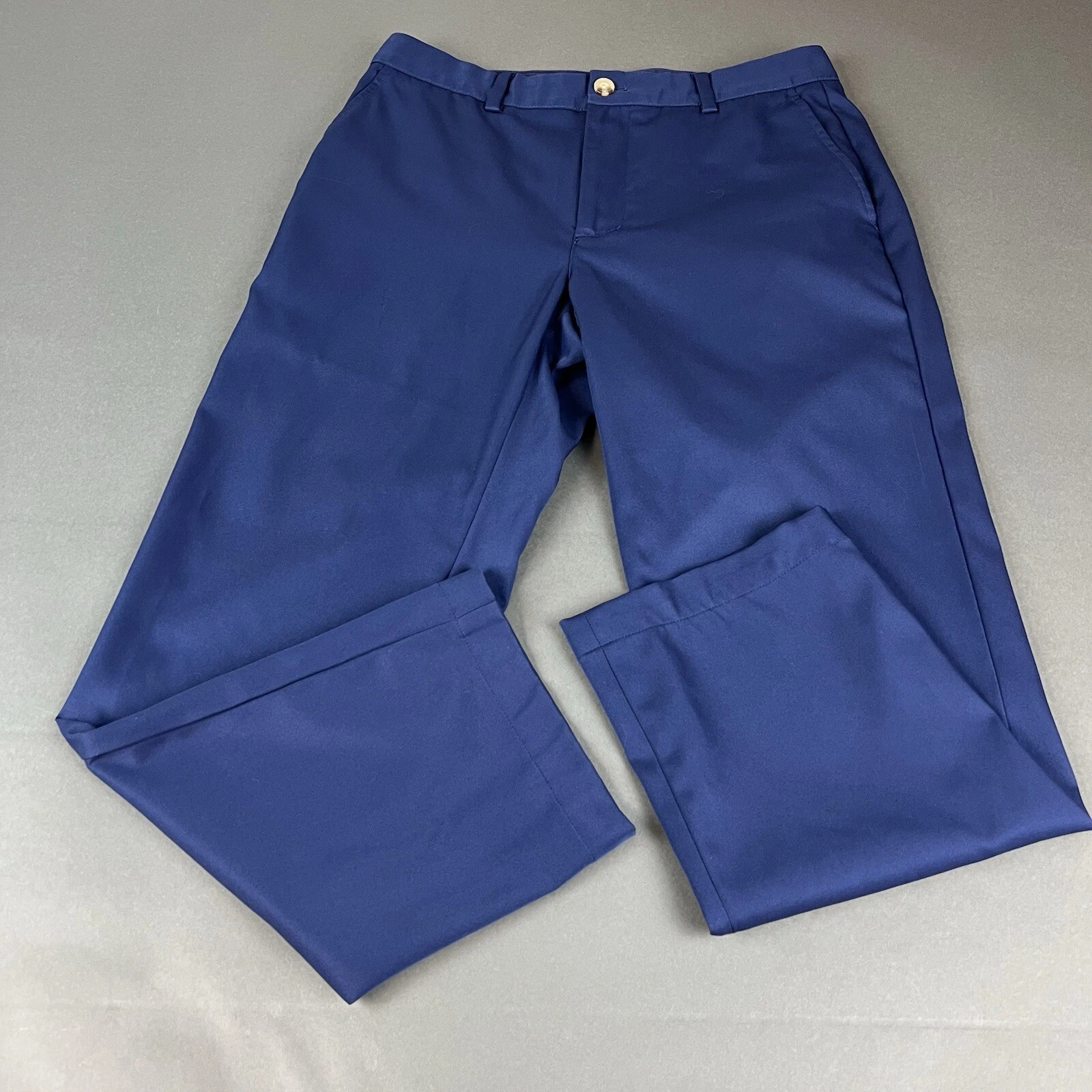 Vineyard Vines Links Pants Mens 32x32 Blue Performance Stretch Chino Golf