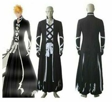 Bleach Ichigo Kurosaki New Bankai Cosplay Costume 
