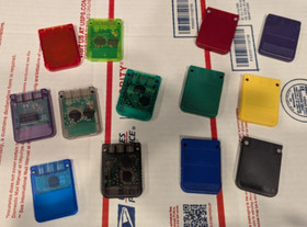 PS1 Memory Card with FreePSXBoot Unirom 8.0.K Sony PlayStation PSX - Colors