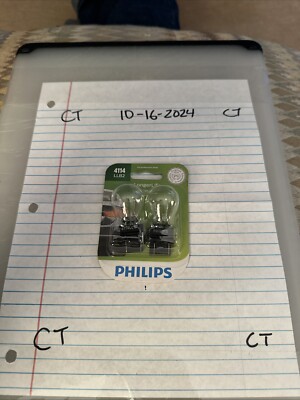 Philips LongerLife 4114 31.2/8.3W Two Bulbs Rear Turn Signal Replacement Lamp