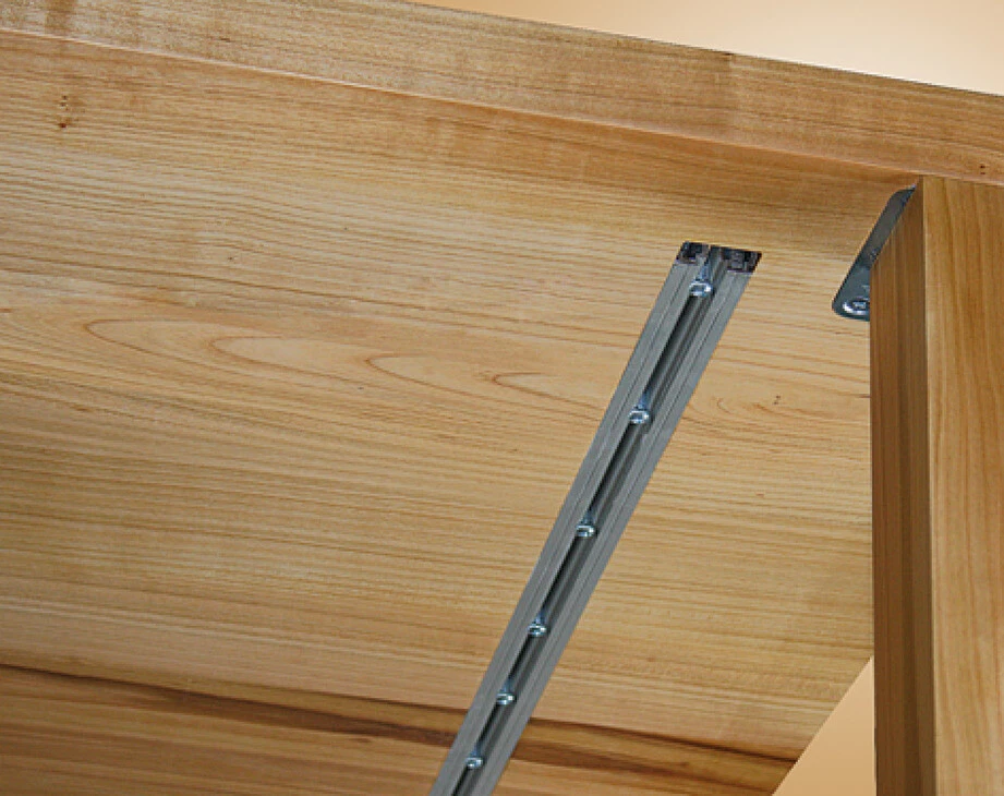 Gratleiste massive Tischplatte Ausrichten Ausrichtbeschlag 1070-2500 mm Tisch - Bild 2 von 4