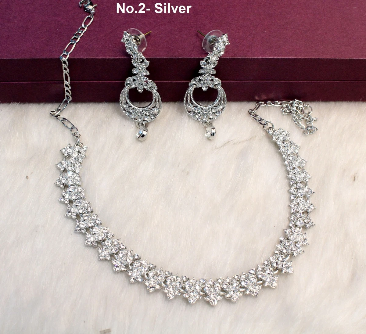 Buy Bollywood Oxidized Silver Plated Handmade Designer Jewellery Set/ Party  Wear Jewelry Set/ Oxidized Choker Necklace Earrings Jhumka Jhumki N Online  in India - Etsy