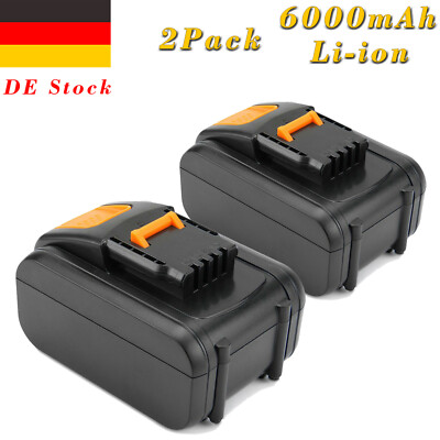 2X 20V 6000mAh Li-Ion Akku Für Worx WA3551.1 WX523.9 Rockwell RK1806K2 RK2868K2 