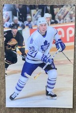 Vintage 1993/1994 Alexei Kudashov  5”x7” Photo Card Toronto NHL Hockey