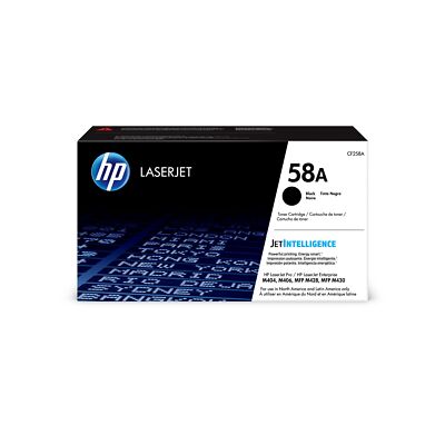 HP 58A Black Toner Cartridge CF258A for LaserJet Enterprise Pro ...