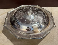 Versilbert Anlaufgeschutzt Tarnish Resistant Silverplated Serving Bowl With Lid