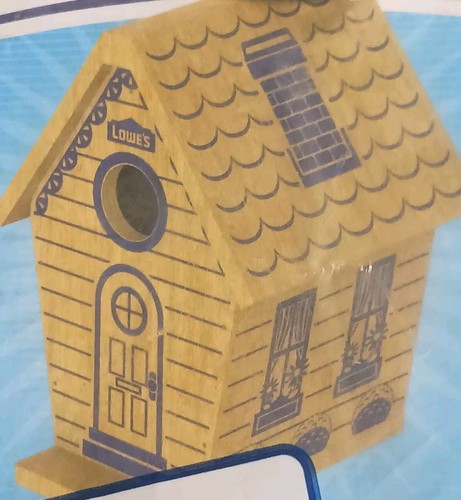 Lowe's Bird Bungalow fai da te kit in legno officina per bambini con sigillo patch nuovo! - Foto 7 di 12